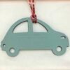 New Car Charm Images Blue Atoll Epsom / Dark Coffee Togo Leather
