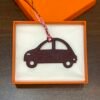 New Car Charm Images Blue Atoll Epsom / Dark Coffee Togo Leather
