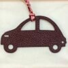 New Car Charm Images Blue Atoll Epsom / Dark Coffee Togo Leather
