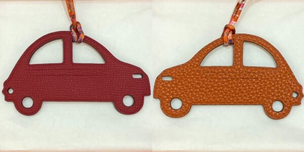 Canada Toronto Epsom Rouge Casaque / Togo Orange Car Charm Price
