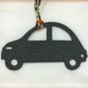 Fashion Car Bag Charm Epsom Leather Dark Blue / Togo Etain