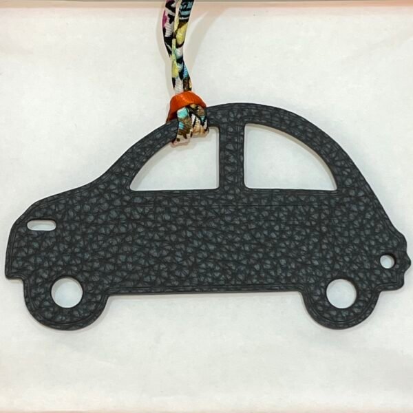 Fashion Car Bag Charm Epsom Leather Dark Blue / Togo Etain