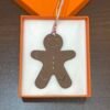 Lovely Bag Charm Gingerbread Man Charm Epsom Rose Lipstick / Togo Gold