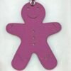 Australia Sydney Epsom Rose Purple / Togo Rose Sakura Gingerbread Man Charm