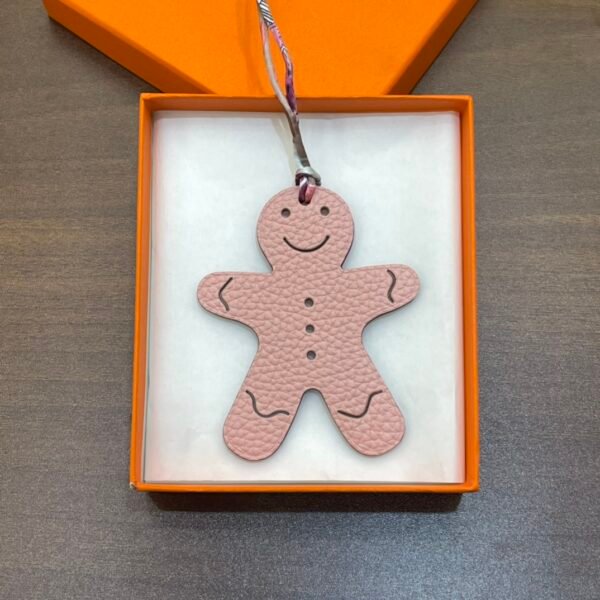 Australia Sydney Epsom Rose Purple / Togo Rose Sakura Gingerbread Man Charm