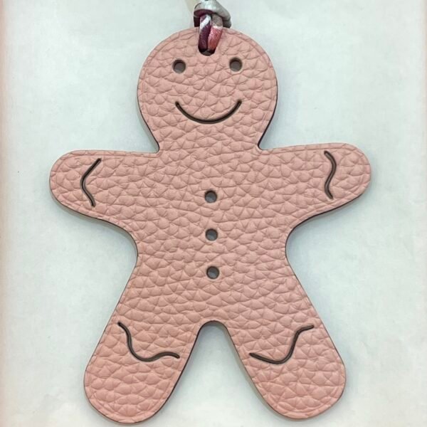Australia Sydney Epsom Rose Purple / Togo Rose Sakura Gingerbread Man Charm
