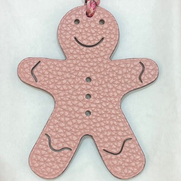 Australia Sydney Gingerbread Man Charm Epsom Leather Violet / Togo Blue Saphir