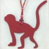Lovely Guenon Charm Togo Deep Blue / Epsom Rouge Casaque Bag Charm