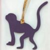 Canada Toronto Guenon Charm Gold Togo Leather / Violet Epsom Leather