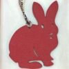 New Bag Charm Price Epsom Rouge Casaque / Togo Noir Rabbit Charm