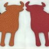 USA Washington Orange Togo / Rouge Casaque Epsom Calf Bag Charm