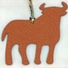 USA Washington Orange Togo / Rouge Casaque Epsom Calf Bag Charm