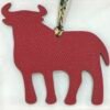 USA Washington Orange Togo / Rouge Casaque Epsom Calf Bag Charm