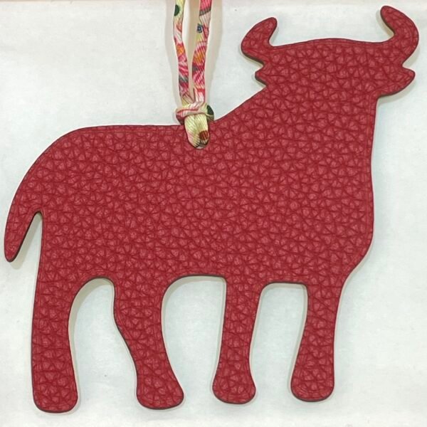 Lovely Calf Charm Images Togo Rouge Casaque / Epsom Lime