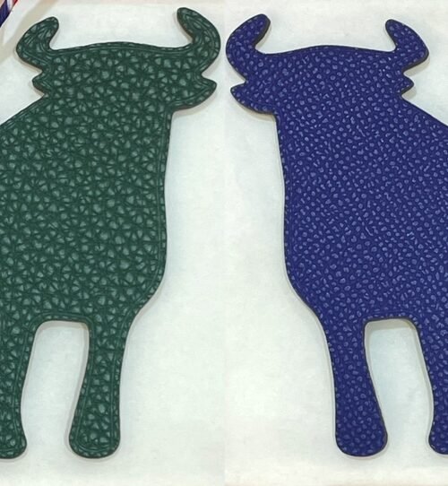 Taiwan Bag Charm Vert Verone Togo Leather / Vert Malachite Epsom Leather Calf Charm