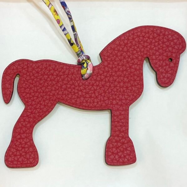 Australia Sydney Military Horse Charm Togo Rouge Casaque / Epsom Lime