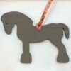 Lovely Military Horse Charm Price Togo Leather Orange / Epsom Leather Etoupe