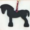 New Arrival Bag Charm Etoupe Togo / Noir Epsom Military Horse Charm