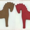 187 Factory Bag Charm Images Gold Togo / Rouge Casaque Epsom Pony Charm