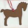 187 Factory Bag Charm Images Gold Togo / Rouge Casaque Epsom Pony Charm