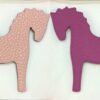 Full Handmade Pony Charm Togo Rose Eglantine / Epsom Rose Purple