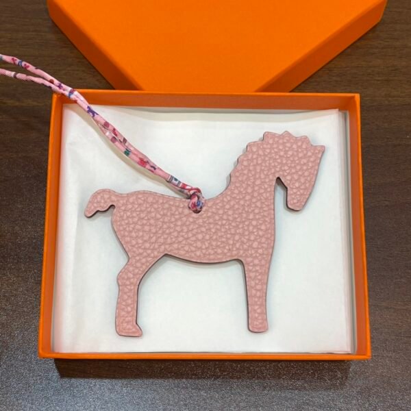 Full Handmade Pony Charm Togo Rose Eglantine / Epsom Rose Purple