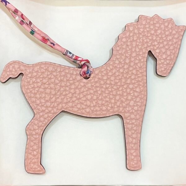 Full Handmade Pony Charm Togo Rose Eglantine / Epsom Rose Purple