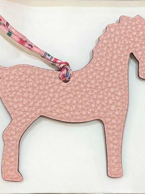 Full Handmade Pony Charm Togo Rose Eglantine / Epsom Rose Purple