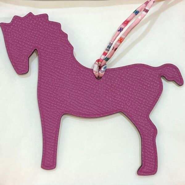 Full Handmade Pony Charm Togo Rose Eglantine / Epsom Rose Purple