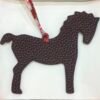 187 Factory Bag Charm Price Pony Charm Togo Bordeaux / Epsom Gold