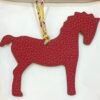 Hong Kong 187 Factory Pony Charm Rouge Casaque Togo / Lime Epsom