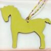 Hong Kong 187 Factory Pony Charm Rouge Casaque Togo / Lime Epsom