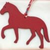 Australia Canberra Stepping Horse Charm Orange Togo / Rouge H Epsom Leather