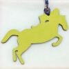 New Arrival Knight Horse Charm Lime Epsom Leather / Blue Saphir Togo Leather