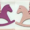 UAD Dubai Trojan Horse Charm Rose Purple Epsom / Rose Sakura Togo Bag Charm