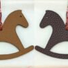 USA Washington Trojan Horse Charm Gold Epsom Leather / Dark Coffee Togo Leather