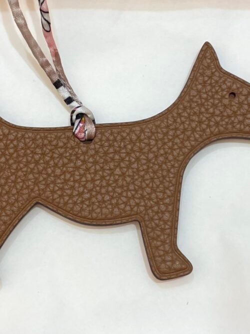 Canada Ottawa Dog Charms Togo Leather Gold / Epsom Leather Rouge Casaque