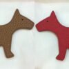 Canada Ottawa Dog Charms Togo Leather Gold / Epsom Leather Rouge Casaque