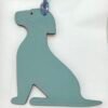 Full Handmade Little Dog Charm Blue Atoll Epsom Leather / Pink Togo Leather
