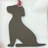 Australia Canberra Little Dog Charm Rose Eglantine Togo Leather / Etoupe Epsom Leather