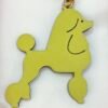 UK London 187 Factory Lime Epsom / Noir Togo Poodle Charm
