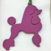 UAE Dubai 187 Factory Poodle Charm Epsom Rose Purple / Togo Vert Bamboo