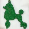 UAE Dubai 187 Factory Poodle Charm Epsom Rose Purple / Togo Vert Bamboo