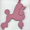 Australia Sydney Poodle Bag Charm Rose Confetti Epsom / Rouge Casaque Togo Leather