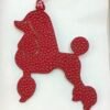 Australia Sydney Poodle Bag Charm Rose Confetti Epsom / Rouge Casaque Togo Leather
