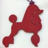 USA New York 187 Factory Poodle Charm Rouge Casaque Epsom / Blue Azteque Togo