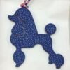 USA New York 187 Factory Poodle Charm Rouge Casaque Epsom / Blue Azteque Togo