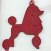Full Handmade 187 Factory Epsom Rouge Casaque / Togo Orange Poodle Charm