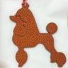 Full Handmade 187 Factory Epsom Rouge Casaque / Togo Orange Poodle Charm