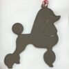 New 187 Factory Poodle Charm Etoupe Epsom Leather / Rose Sakura Togo Leather